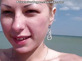 Блондинката Ангелика Грейс прави баба порно секс и получава сперма в устата си